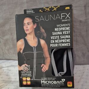 Women's Neoprene Sauna Vest - Black